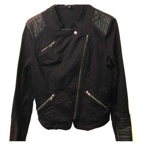 Express Black Moto Jacket